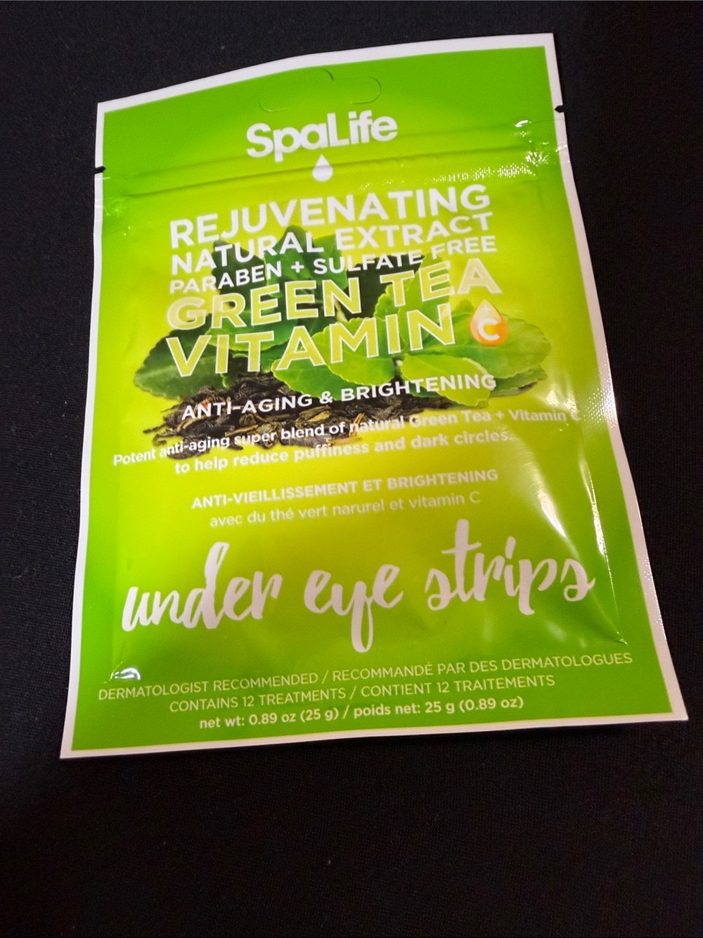 SpaLife Under Eye Strips 
12 Treatments 
Sealed Package